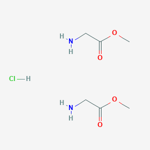 molecular formula C6H15ClN2O4 B11888869 methyl 2-aminoacetate;hydrochloride CAS No. 883886-67-7
