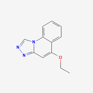molecular formula C12H11N3O B11889217 5-Ethoxy-[1,2,4]triazolo[4,3-a]quinoline 