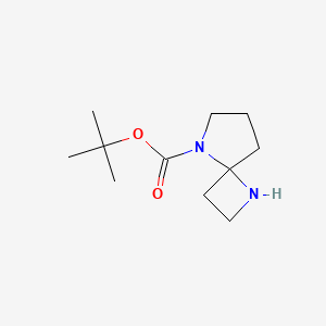 molecular formula C11H20N2O2 B11889245 Tert-butyl 1,5-diazaspiro[3.4]octane-5-carboxylate CAS No. 1334499-66-9