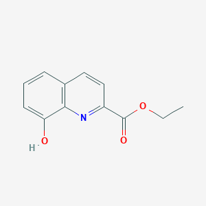 molecular formula C12H11NO3 B11889292 Ethyl 8-hydroxyquinoline-2-carboxylate CAS No. 138085-04-8