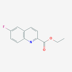 molecular formula C12H10FNO2 B11889318 Ethyl 6-fluoroquinoline-2-carboxylate CAS No. 1356126-69-6