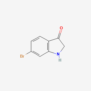 molecular formula C8H6BrNO B11889668 6-Bromoindolin-3-one 