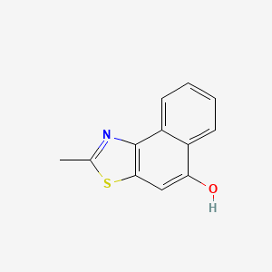 molecular formula C12H9NOS B11889702 2-Methylnaphtho[1,2-d]thiazol-5-ol CAS No. 43205-00-1