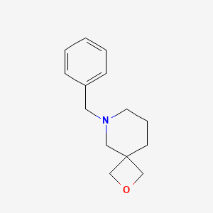 molecular formula C14H19NO B11889859 6-Benzyl-2-oxa-6-azaspiro[3.5]nonane 