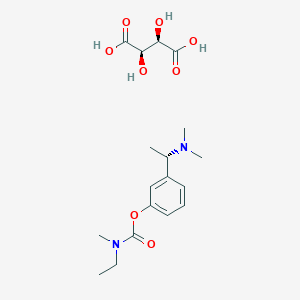 molecular formula C18H28N2O8 B001189 Rivastigmine tartrate CAS No. 129101-54-8