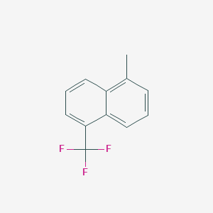 molecular formula C12H9F3 B11890034 1-Methyl-5-(trifluoromethyl)naphthalene 