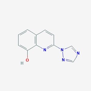 molecular formula C11H8N4O B11890048 2-(1H-1,2,4-Triazol-1-yl)quinolin-8-ol CAS No. 648896-80-4