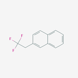 molecular formula C12H9F3 B11890065 2-(2,2,2-Trifluoroethyl)naphthalene 