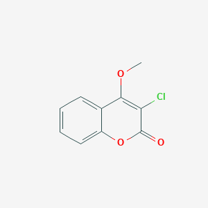 molecular formula C10H7ClO3 B11890087 3-Chloro-4-methoxy-2H-chromen-2-one 
