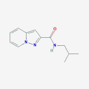 molecular formula C12H15N3O B11890099 N-isobutylpyrazolo[1,5-a]pyridine-2-carboxamide 