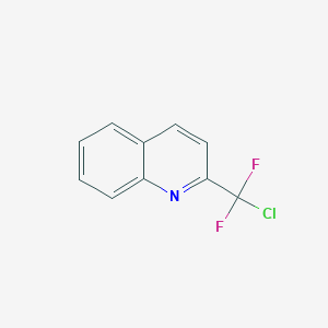 molecular formula C10H6ClF2N B11890116 2-(Chlorodifluoromethyl)quinoline 