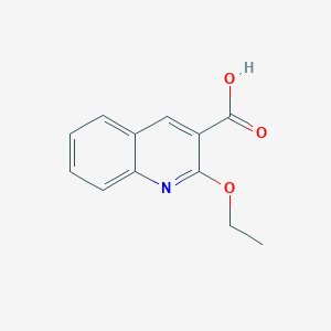 molecular formula C12H11NO3 B11890153 2-Ethoxyquinoline-3-carboxylic acid CAS No. 88284-13-3