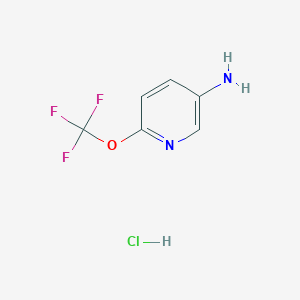 molecular formula C6H6ClF3N2O B11890203 6-(Trifluoromethoxy)pyridin-3-amine hydrochloride 