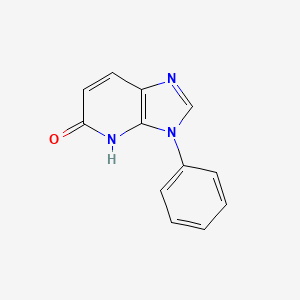 molecular formula C12H9N3O B11890213 3-Phenyl-3H-imidazo[4,5-B]pyridin-5-OL 