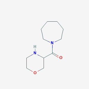 molecular formula C11H20N2O2 B11890228 Azepan-1-yl(morpholin-3-yl)methanone 
