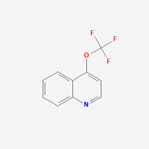 molecular formula C10H6F3NO B11890307 4-(Trifluoromethoxy)quinoline 