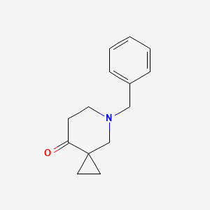 molecular formula C14H17NO B11890323 5-Benzyl-5-azaspiro[2.5]octan-8-one 