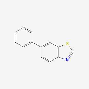 molecular formula C13H9NS B11890481 6-Phenylbenzo[d]thiazole 