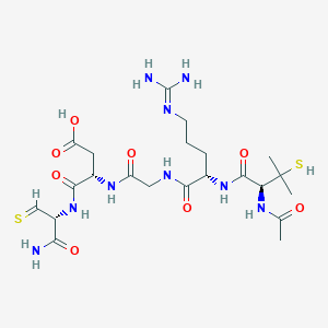 molecular formula C22H37N9O8S2 B118905 c-Apagac CAS No. 145706-74-7