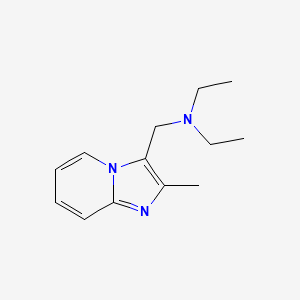 molecular formula C13H19N3 B11890571 N-Ethyl-N-((2-methylimidazo[1,2-a]pyridin-3-yl)methyl)ethanamine 