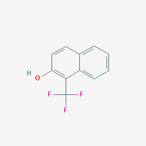 molecular formula C11H7F3O B11890581 1-(Trifluoromethyl)-2-naphthol 