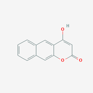 molecular formula C13H8O3 B11890620 4-Hydroxy-2H-naphtho[2,3-b]pyran-2-one CAS No. 79039-95-5