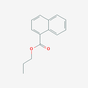 molecular formula C14H14O2 B11890647 Propyl naphthalene-1-carboxylate CAS No. 3007-96-3