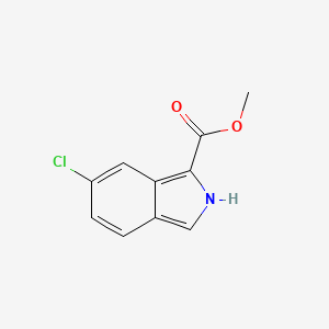 molecular formula C10H8ClNO2 B11890735 Methyl 6-chloro-2H-isoindole-1-carboxylate 