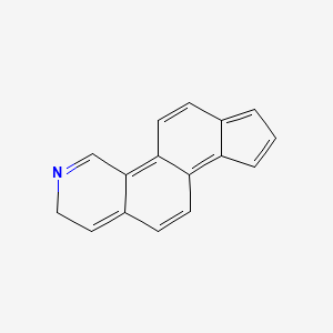 molecular formula C16H11N B11890935 2H-Indeno(4,5-h)isoquinoline CAS No. 522-43-0