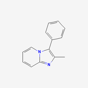 molecular formula C14H12N2 B11891048 2-Methyl-3-phenylimidazo[1,2-a]pyridine 