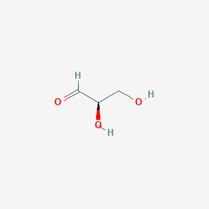 molecular formula C3H6O3 B118911 D-甘油醛 CAS No. 453-17-8