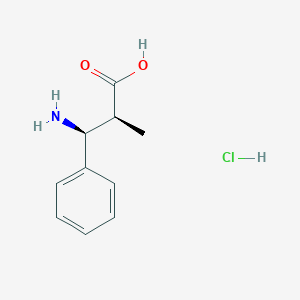 molecular formula C10H14ClNO2 B11891117 (2S,3S)-3-Amino-2-methyl-3-phenylpropanoic acid hydrochloride 