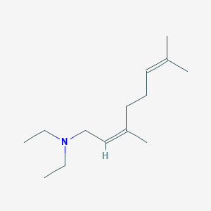 molecular formula C14H27N B11891249 (Z)-N,N-Diethyl-3,7-dimethylocta-2,6-dien-1-amine CAS No. 40137-00-6