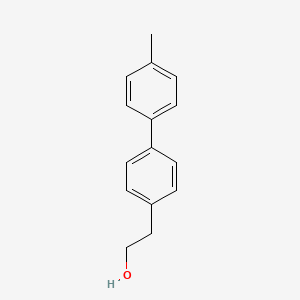 molecular formula C15H16O B11891389 2-(4'-Methyl-[1,1'-biphenyl]-4-yl)ethanol 