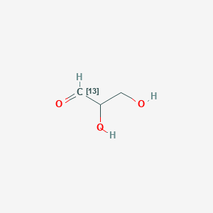 molecular formula C3H6O3 B118914 DL-Glyceraldehyde-1-13C CAS No. 70849-18-2