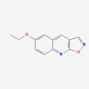 molecular formula C12H10N2O2 B11891490 6-Ethoxyisoxazolo[5,4-b]quinoline 