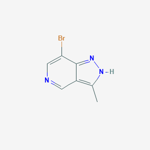 molecular formula C7H6BrN3 B11891514 7-Bromo-3-methyl-1H-pyrazolo[4,3-c]pyridine 