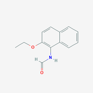 molecular formula C13H13NO2 B11891526 N-(2-Ethoxynaphthalen-1-yl)formamide 