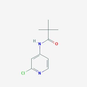 molecular formula C10H13ClN2O B11891543 N-(2-chloropyridin-4-yl)pivalamide 