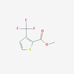 molecular formula C7H5F3O2S B11891581 Methyl 3-(trifluoromethyl)thiophene-2-carboxylate 