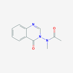 molecular formula C11H11N3O2 B11891676 N-Methyl-N-(4-oxoquinazolin-3(4H)-yl)acetamide CAS No. 60512-92-7