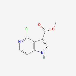 molecular formula C9H7ClN2O2 B11892063 Methyl 4-chloro-1H-pyrrolo[3,2-c]pyridine-3-carboxylate CAS No. 1246551-79-0