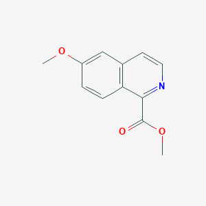 molecular formula C12H11NO3 B11892156 Methyl 6-methoxyisoquinoline-1-carboxylate 