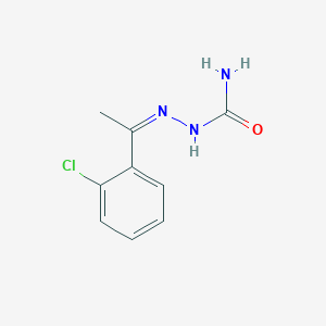 molecular formula C9H10ClN3O B11892160 2'-Chloroacetophenone semicarbazone CAS No. 793635-25-3
