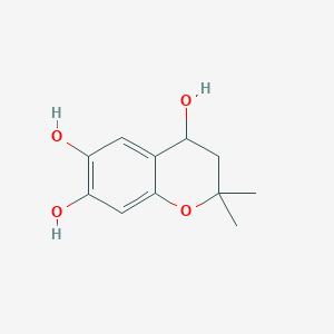 molecular formula C11H14O4 B11892210 2,2-Dimethylchroman-4,6,7-triol 