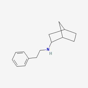 molecular formula C15H21N B11892339 N-Phenethyl-2-norbornanamine CAS No. 4935-80-2