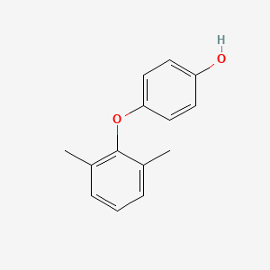 molecular formula C14H14O2 B11892479 4-(2,6-Dimethylphenoxy)phenol CAS No. 10181-92-7