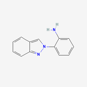 molecular formula C13H11N3 B11892818 2-(2H-Indazol-2-yl)aniline CAS No. 54012-98-5