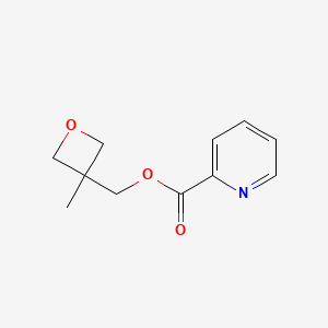 molecular formula C11H13NO3 B11892829 (3-Methyloxetan-3-yl)methyl pyridine-2-carboxylate CAS No. 810671-82-0