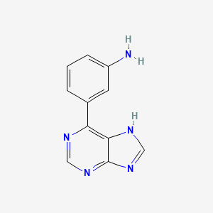 molecular formula C11H9N5 B11892897 3-(7H-purin-6-yl)aniline CAS No. 918537-10-7